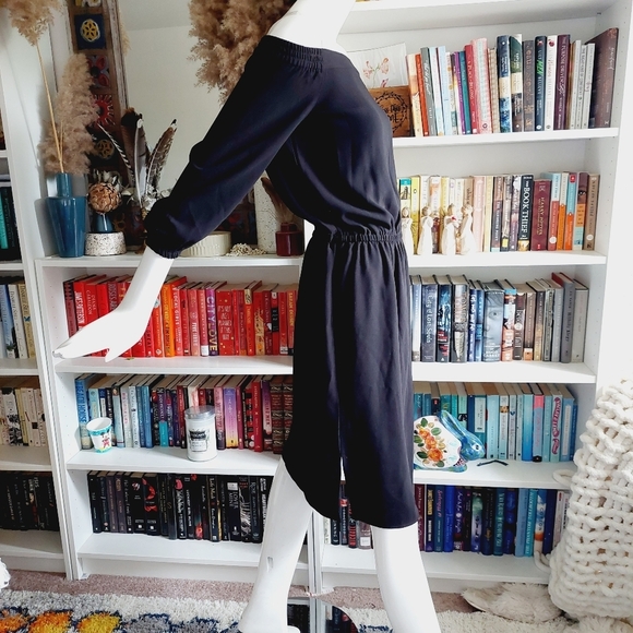 Ann Taylor Factory Off Shoulder Midi Dress - Picture 4 of 8